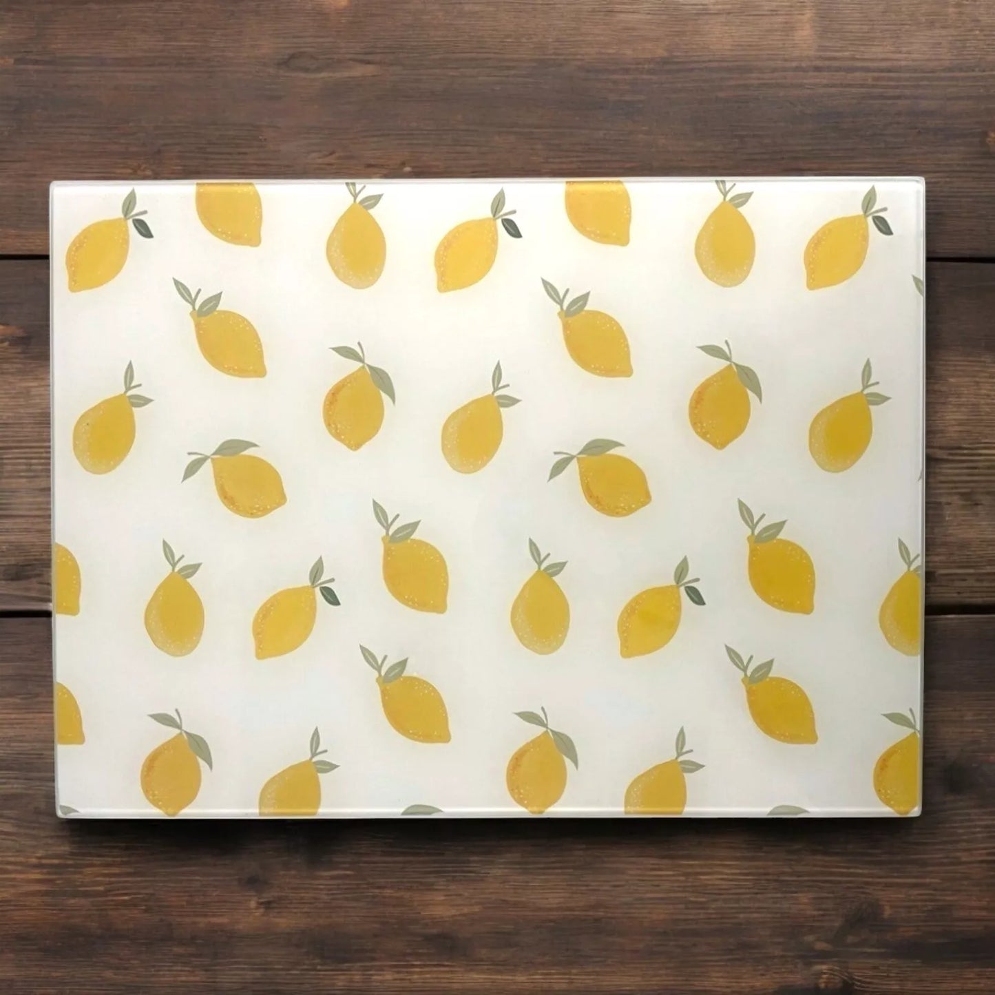 Glass Chopping Board Tempered Glass - Lemon
