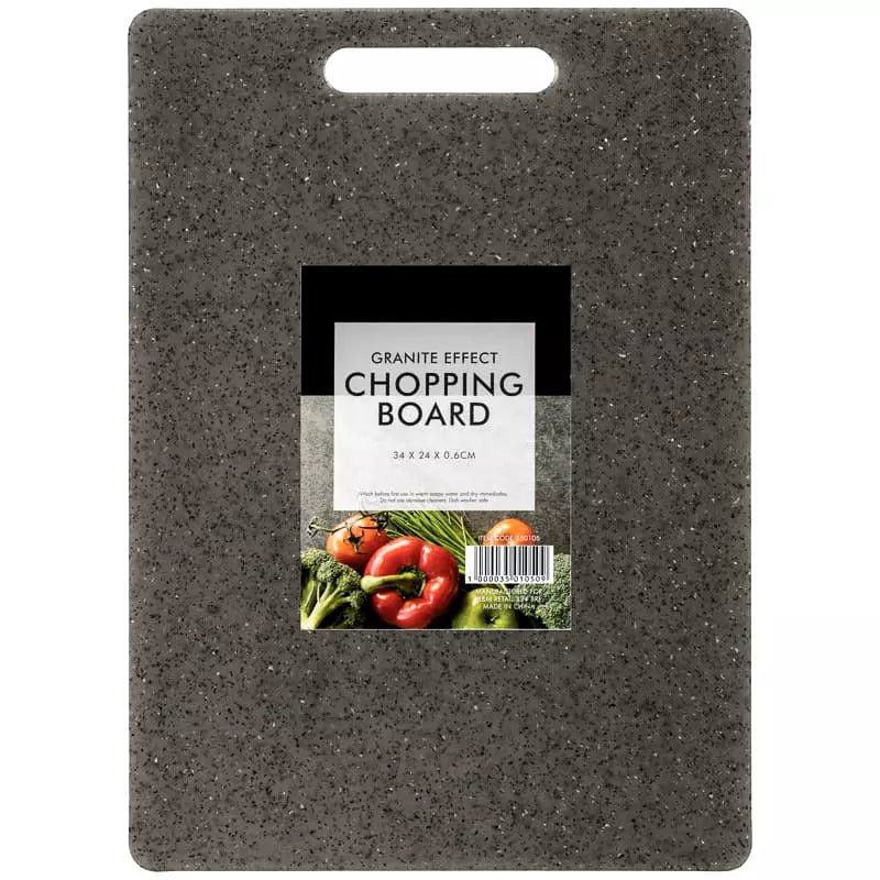 Pack Of 2 Black Chopping Board