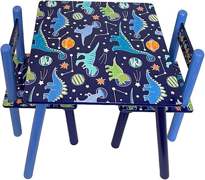 Kids Table & Chair Set- Dinosaur Design