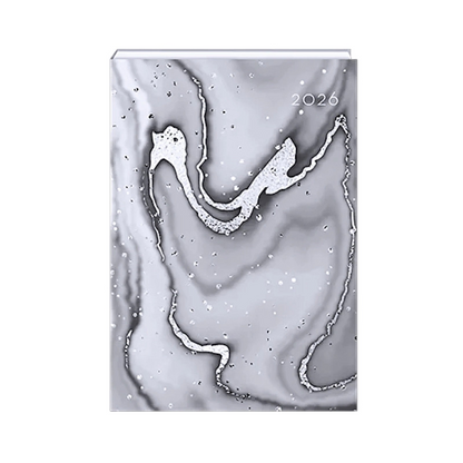 2026 A5 week to view diary planners - Marble design