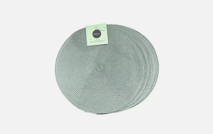 Round Sage Placemats