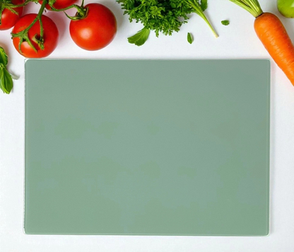 Set of 4 Glass Chopping Board - 4 Assorted Colours
