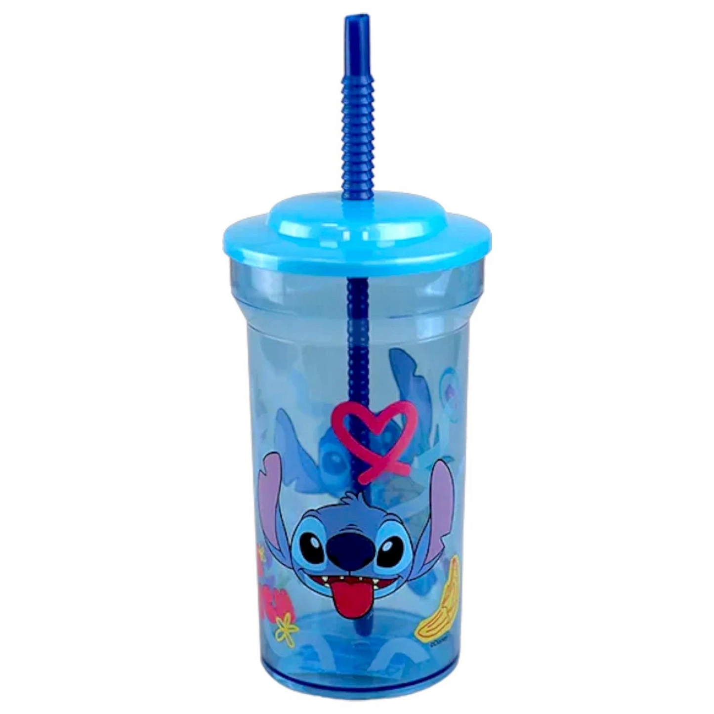 Kids Favourite Character Straw Tumbler 460 ml- Stitch