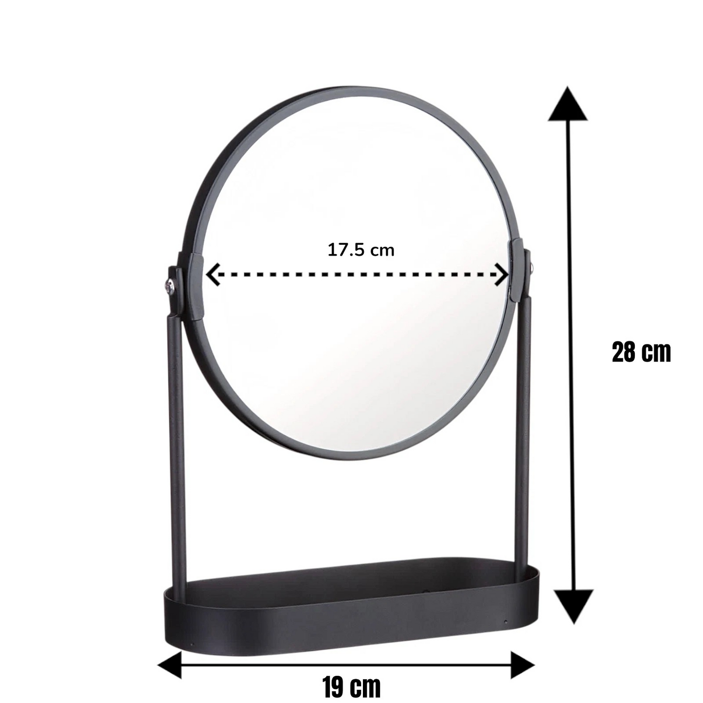 Dressing Table Mirror Double Sided  1x - 3x