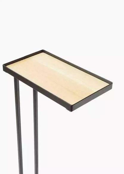 Modern Stylish Bath Side Table Matt Black Table