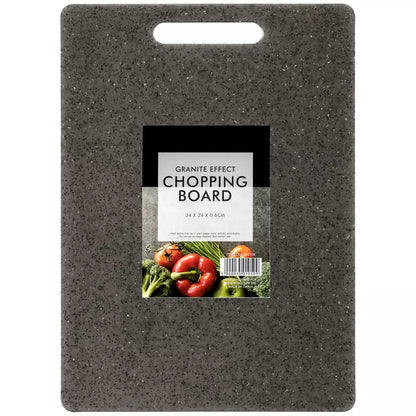 Pack Of 2 Black Chopping Board