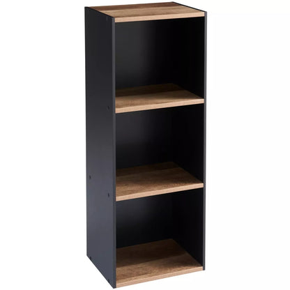 3 Cube Wooden Bookcase Shelving Display