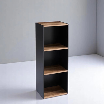 3 Cube Wooden Bookcase Shelving Display