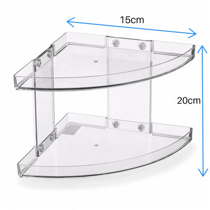 High Quality 2 Tier Corner Storage Shelves