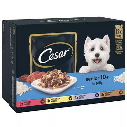 Cesar Senior 10+ Deliciously Fresh Wet Dog Food