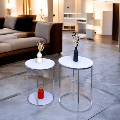 NEW Nest of Tables Set of 2 Coffee Side