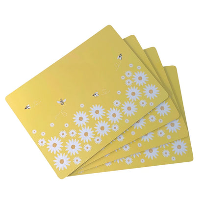 Placemats Set Of 4 Yellow Bee Printed Placemat