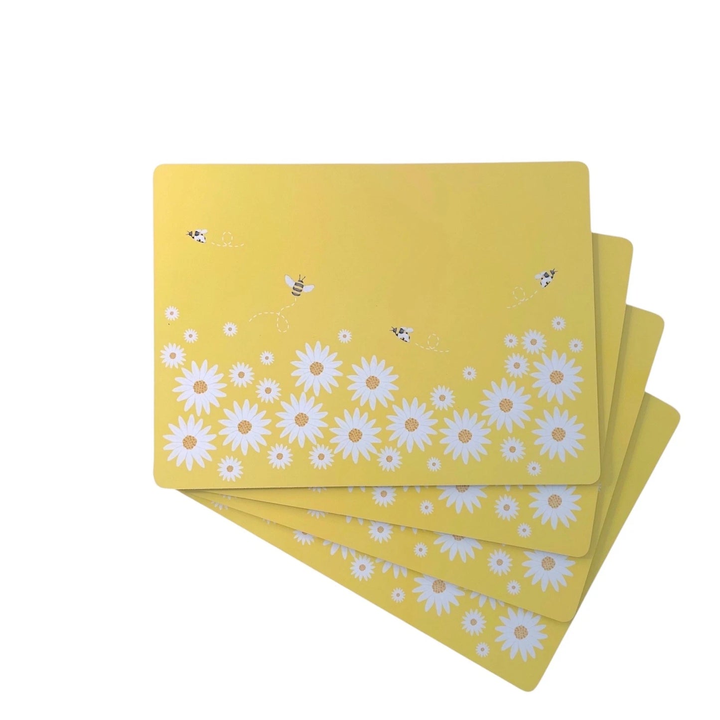 Placemats Set Of 4 Yellow Bee Printed Placemat