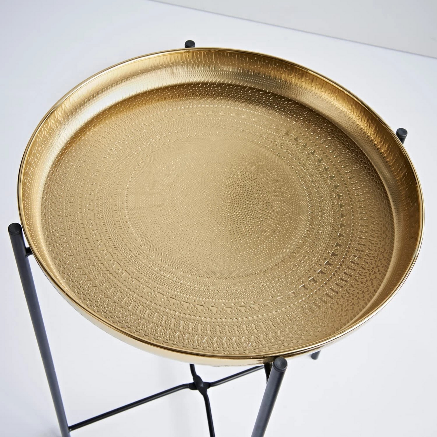 Gold Tray Metal Coffee Table  Gold Table